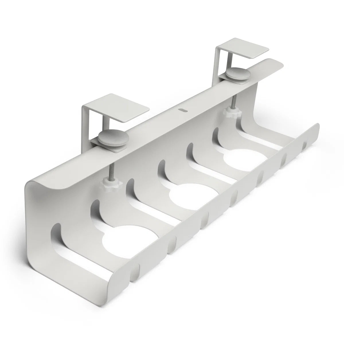 No-Drill Cable Management Tray - RENOVA RISE (2 Pcs) for Tidy Desks