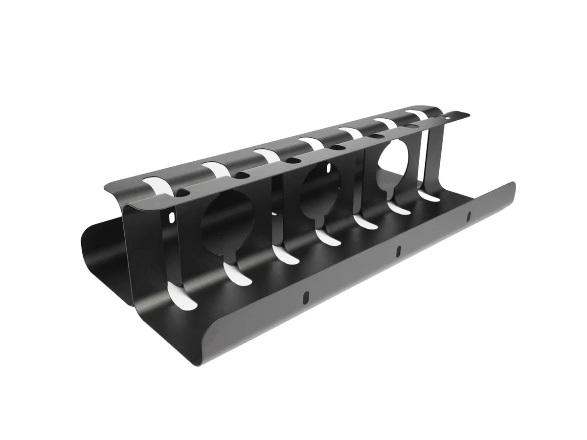 No-Drill Cable Management Tray - RENOVA RISE (2 Pcs) for Tidy Desks