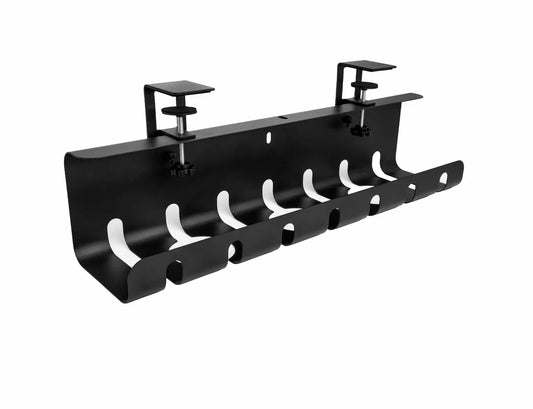 No-Drill Cable Management Tray - RENOVA RISE (2 Pcs) for Tidy Desks