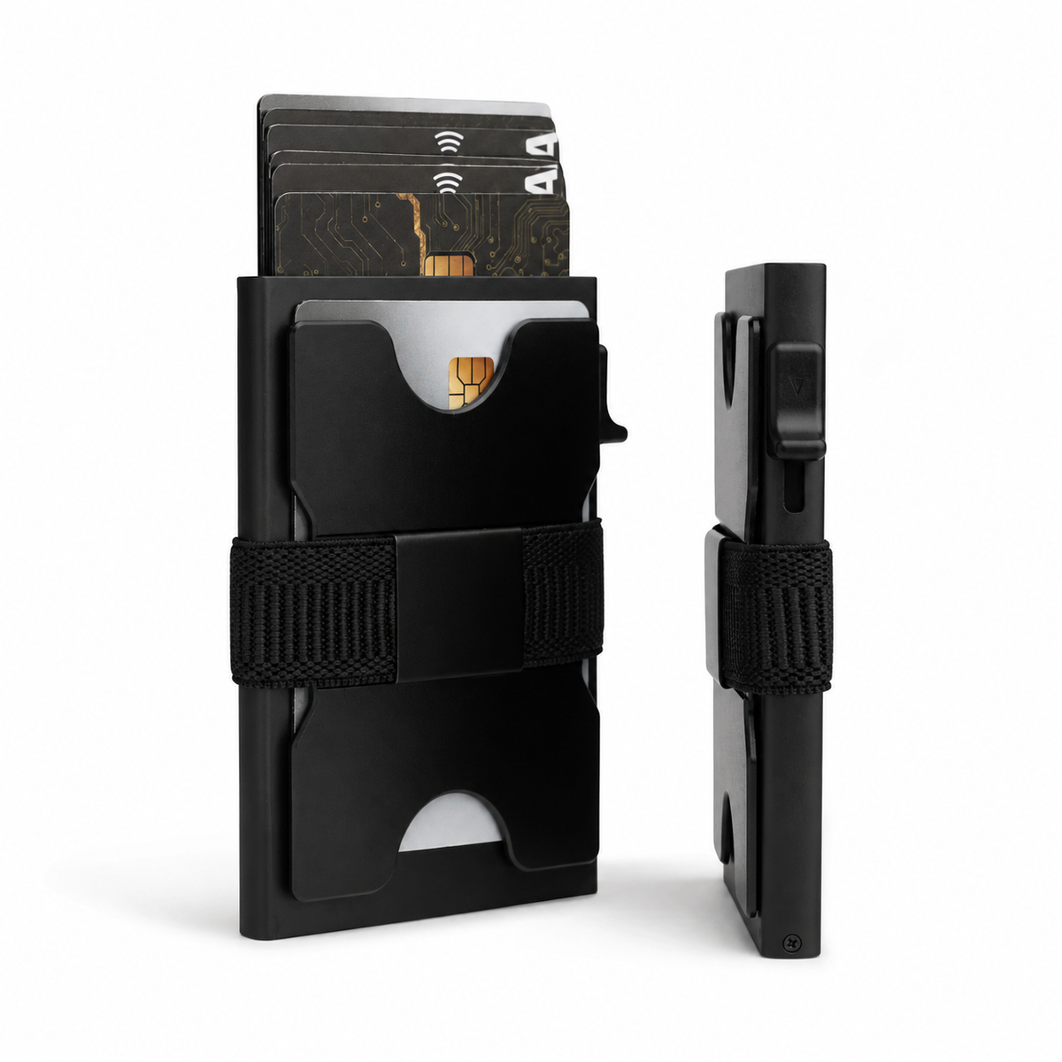 RENOVA RISE VaultStrap S1 Pop-Up Wallet | Slim Quick-Access Cardholder