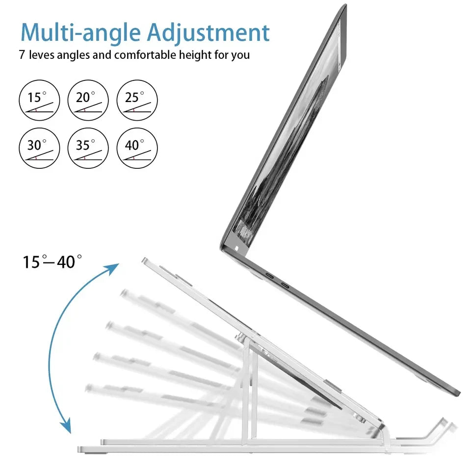 RENOVA RISE Elevate S1 Ergonomic Laptop Stand | Portable & Adjustable
