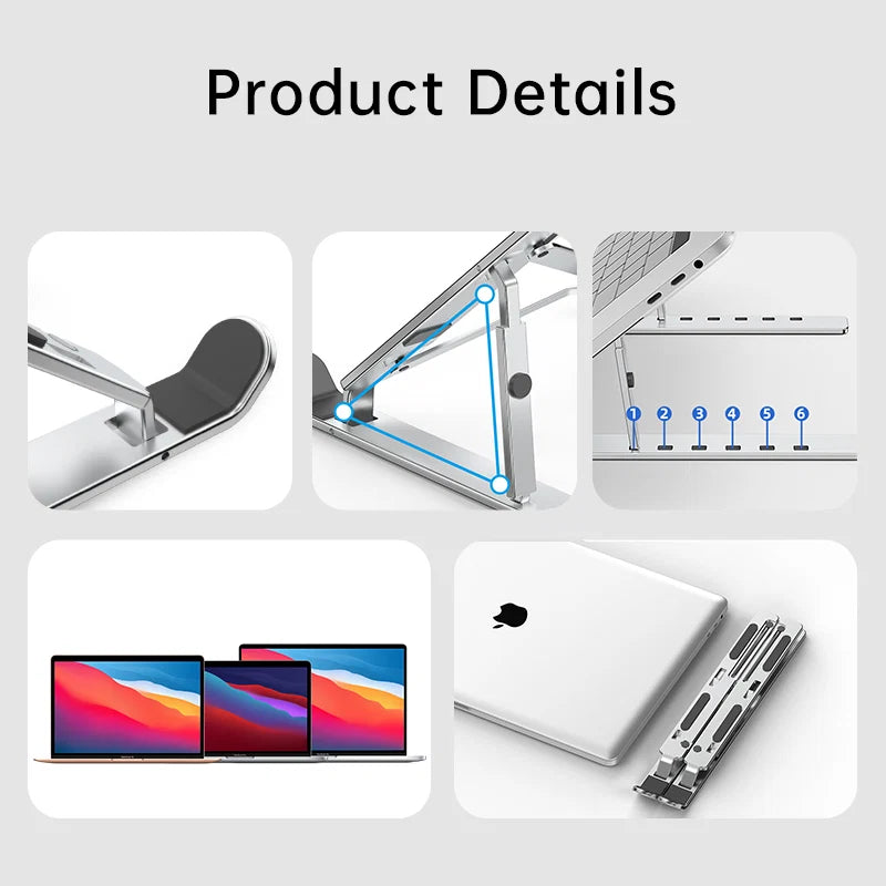 RENOVA RISE Elevate S1 Ergonomic Laptop Stand | Portable & Adjustable