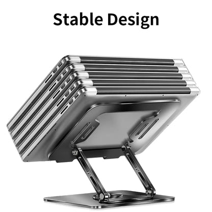 RENOVA RISE Elevate S2 Laptop Stand | 360° Rotating Design for Laptops up to 16"