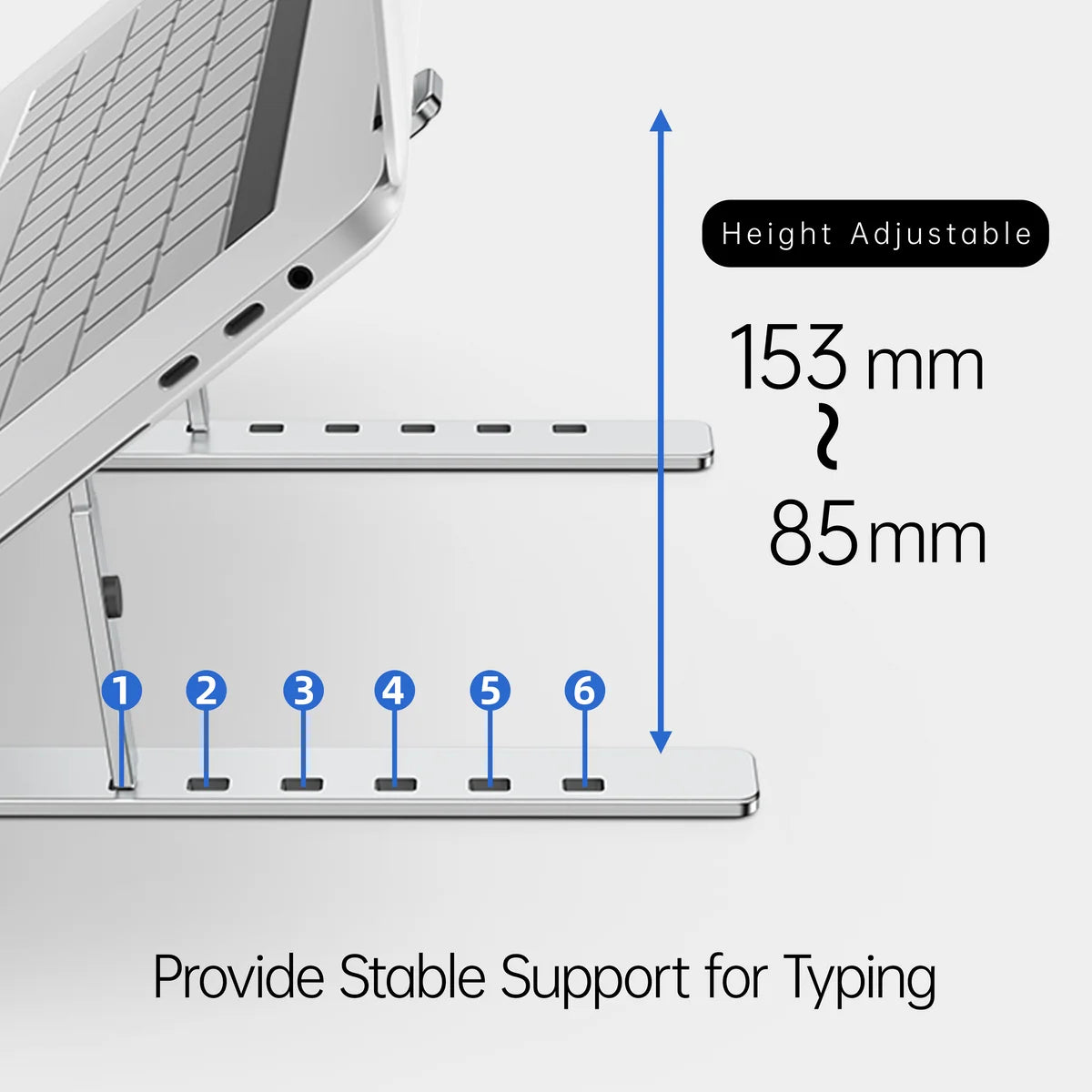 RENOVA RISE Elevate S1 Ergonomic Laptop Stand | Portable & Adjustable