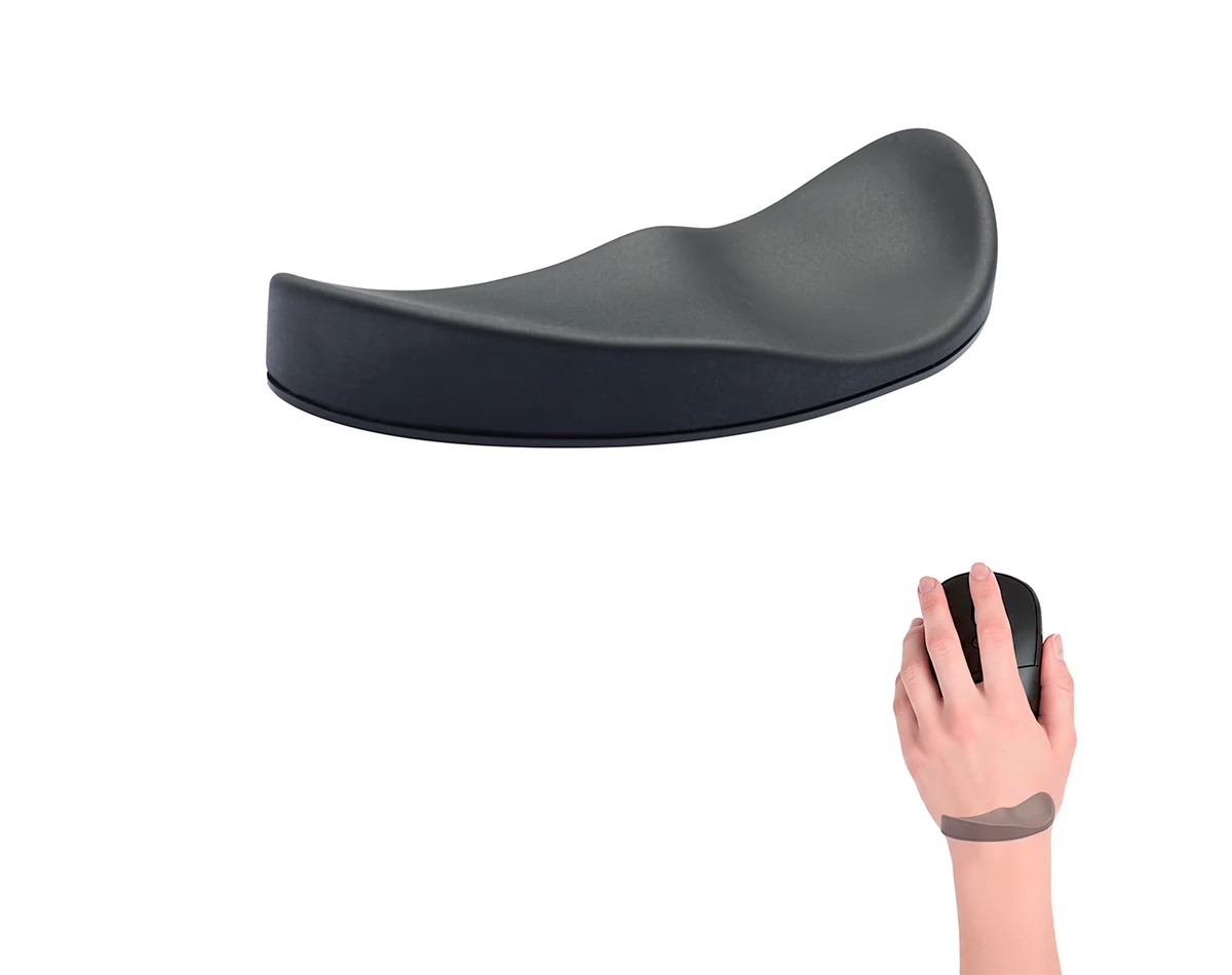 RENOVA RISE Glide S1 Ergonomic Mouse Wrist Rest for Comfortable Gliding Support