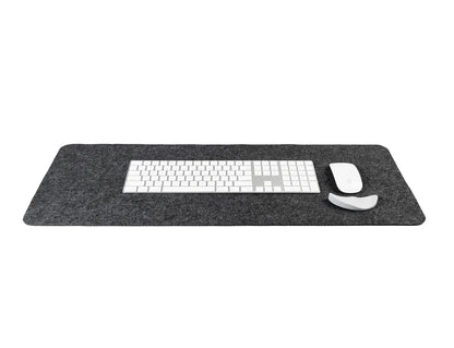 RENOVA RISE Felt Desk Mat | Non-Slip Silicone Base