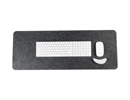 RENOVA RISE Felt Desk Mat | Non-Slip Silicone Base